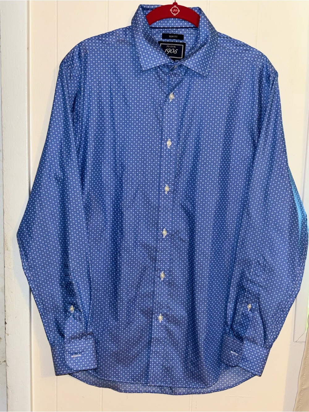 Jos. A. Bank 1905 Shirt Slim Fit Dress Size 15.5 x 33 15 1/2